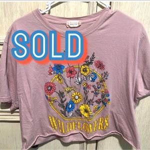 Altar’d State Wild Flower Crop Top